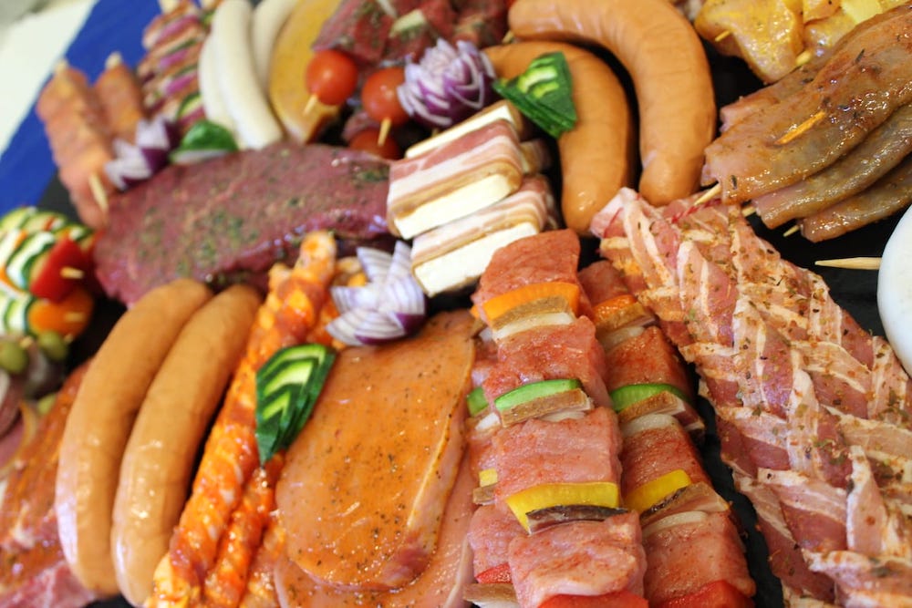 Grillplatte der Landmetzgerei Geiwiz